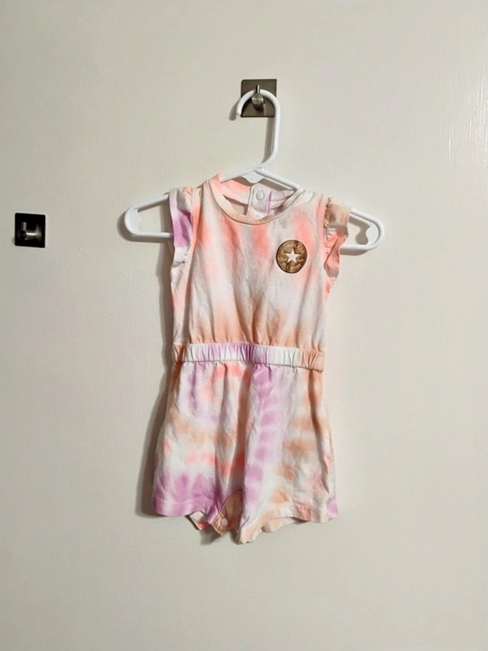 Converse Tie-Dye Bubble Romper Baby 6M